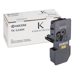 Тонер-картридж KYOCERA (TK-5240K) P5026cdn/w/M5526cdn/w, ресурс 4000 стр., цвет черный, оригинальный, 1T02R70NL0 - фото 14939179