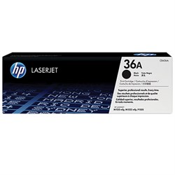 Картридж лазерный HP (CB436A) LaserJet P1505/M1120/M1522, №36А, оригинальный, ресурс 2000 стр. - фото 14939244