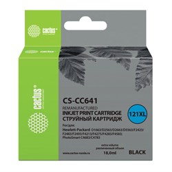 Картридж струйный CACTUS (CS-CC641) для HP Deskjet D2500/2530/F4200, черный - фото 14939427