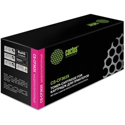 Картридж лазерный CACTUS (CS-CF363X) для HP LaserJet Pro M552dn/M553dn/M553n, пурпурный, ресурс 9500 стр. - фото 14939529