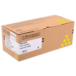 Тонер-картридж лазерный RICOH (SP C250E) SPC250/C260/C261, желтый, оригинальный, ресурс 1600 страниц, 407546 - фото 14939627