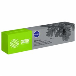 Картридж матричный CACTUS (CS-LX350) для Epson LX350/LQ350/ERC19/VP80K, черный - фото 14939974