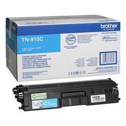 Картридж лазерный BROTHER (TN910C) HL-L9310CDW/MFC-L9570CDW, голубой, оригинальный, ресурс 9000 страниц - фото 14940092