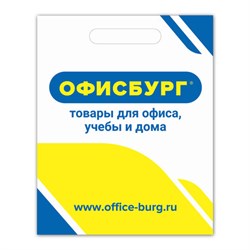 Пакет презентационно-упаковочный ОФИСБУРГ, 40х50 см, усиленная ручка, 503225 - фото 14940110