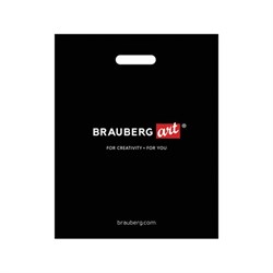 Пакет презентационно-упаковочный BRAUBERG ART, 32х40 см, усиленная ручка, 505500 - фото 14940116