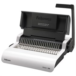 Переплетная машина для пластиковой пружины FELLOWES "PULSAR+", пробивает до 20 л., сшивает до 300 л., FS-56276 - фото 14940128