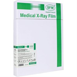 Рентгеновская пленка зеленочувствительная, SFM X-Ray GF, КОМПЛЕКТ 100 л., 24х30 см, 629099 - фото 14940188