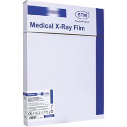 Рентгеновская пленка синечувствительная, SFM X-Ray BF, КОМПЛЕКТ 100 л., 30х40 см, 629039 - фото 14940190