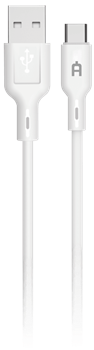 Кабель Alteracs USB-Type C S01-AC White - фото 14942131