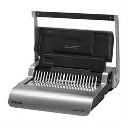 Переплетная машина для пластиковой пружины FELLOWES "QUASAR+", пробивает до 25 л., сшивает до 500 л., FS-56277 - фото 14944094
