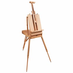 Этюдник BRAUBERG ART CLASSIC, бук, 50х34х11см, высота холста 87см, ножки дерев 90см, ремень, 190654 - фото 14945239