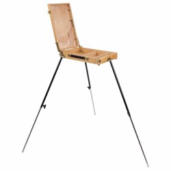 Этюдник BRAUBERG ART CLASSIC, бук, 40х25х7,5см, высота холста 70см, ножки метал 90см, ремень,190655 - фото 14945240