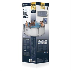 Каркасный бассейн "Steel Pro Max" 305х76 см, 4678 л, BESTWAY, 56406 - фото 14957004