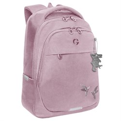 Рюкзак GRIZZLY школьный, анатомическая спинка, 2 отделения, для девочек, "COLIBRI", розовый, 40х29х20 см, RD-540-2/2 - фото 14959446