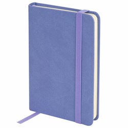 Скетчбук, слоновая кость 140 г/м 90х140 мм, 80 л., КОЖЗАМ, резинка, BRAUBERG ART CLASSIC, пастель сиреневый, 116875 - фото 14960649