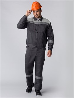 Костюм Легион-2 СОП IMP (тк.Смесовая,210) п/к, т.серый/св.серый - фото 14965139