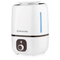 Увлажнитель воздуха BRAYER BR4701, объем бака 3 л, 25 Вт, арома-контейнер, белый - фото 14977895