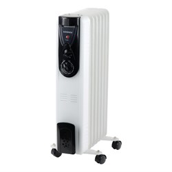 Обогреватель масляный ВЫСОКОЙ ЭФФЕКТИВНОСТИ SONNEN DFB-07BS, 1500 Вт, 7 секций, 5 МАСЛОКАНАЛОВ, 455312 - фото 14990565