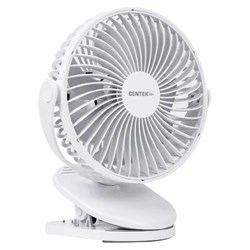 Вентилятор настольный CENTEK CT-5045, 4 режима, d=15 см, 5 Вт, белый - фото 14995204