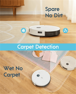 YDVN11 Робот-пылесос YEEDI Robot Vacuum Vac 2 Pro White - фото 14996722