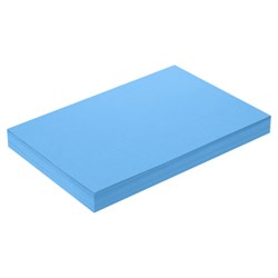 Бумага цветная ПЛОТНАЯ BRAUBERG, А4 160 г/м2, 250 л., синяя, интенсив, для печати, творчества, 116673 - фото 14997822