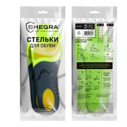 Стельки для кроссовок СПОРТИВНЫЕ КАРКАСНЫЕ, материал PU PRO SPORT, размер RU 36-37 / EU 37-38, с линиями выреза, SHEGRA (ШЕГРА), 700765 - фото 14997892