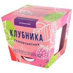 Набор для выращивания растений ТЫСЯЧА ЛИСТЬЕВ "Клубника ремонтантная" (горшок, грунт, семена), tl-020 - фото 14999101