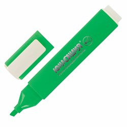 Текстовыделитель ЮНЛАНДИЯ "COLORSTAR", ЗЕЛЕНЫЙ, линия 1-4 мм, 151701 - фото 15009641
