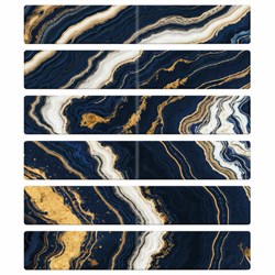 Закладки для книг МАГНИТНЫЕ, "АССОРТИ 5 ДИЗАЙНОВ ABSTRACTION", набор 6 штук, 60x20 мм, FUNSTER, 116653 - фото 15015228