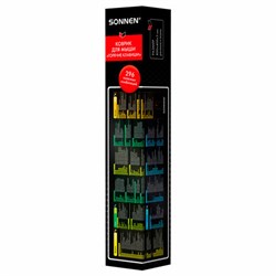 Коврик для мыши и клавиатуры с полезными комбинациями большой SONNEN "HOT KEYS", 800х400х3 мм, 513961 - фото 15020817