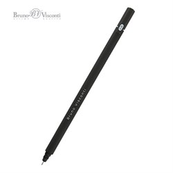 Ручка гелевая BRUNO VISCONTI "Super Slim Black", ЧЕРНАЯ, узел 0,28 мм, линия 0,2 мм, 20-0397 - фото 15025171