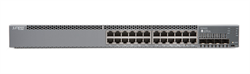 EX3400 24-port 10/100/1000BaseT, 4 x 1/10G SFP/SFP+, 2 x 40G QSFP+, redundant fans, front-to-back airflow, 1 AC PSU JPSU-150-AC-AFOincluded (optics sold separately) - фото 15029787