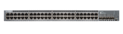 EX3400 48-port 10/100/1000BaseT, 4 x 1/10G SFP/SFP+, 2 x 40G QSFP+, redundant fans, back-to-front airflow, 1 AC PSU JPSU-150-AC-AFIincluded (optics sold separately) - фото 15029788
