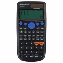 Калькулятор инженерный BRAUBERG SC-82ESP (165х84 мм), 252 функции, 10+2 разрядов, двойное питание, 271723 - фото 15039043