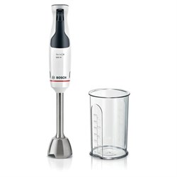 Блендер погружной BOSCH MSM4W210, 600 Вт, 1 скорость, 1 насадка, стакан, белый - фото 15039080