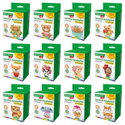 Фигурка-раскраска из гипса "С открыткой", с красками и кистью, ассорти, BRAUBERG KIDS, 666011 - фото 15040852