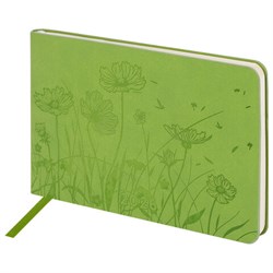 Еженедельник датированный 2026 МАЛЫЙ ФОРМАТ 105х160 мм, А6, BRAUBERG "Imprint", тиснение, зеленый, 117212 - фото 15054359