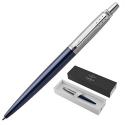 Ручка шариковая PARKER "Jotter Core Royal Blue CT", корпус синий, детали хром, синяя, 1953186 - фото 15054712