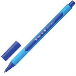 Ручка шариковая SCHNEIDER (Германия) "Slider Edge F", СИНЯЯ, трехгранная, узел 0,8 мм, линия письма 0,4 мм, 152003 - фото 15054757