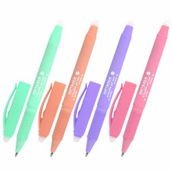 Ручка стираемая гелевая с грипом BRAUBERG "SOFT&SILK PASTEL", СИНЯЯ, корпус ассорти, узел 0,7 мм, 143934 - фото 15054792