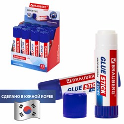 Клей-карандаш BRAUBERG SUPER, 21 г, ЮЖНАЯ КОРЕЯ, 229542 - фото 15055464