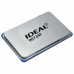 Штемпельная подушка TRODAT IDEAL, 110х70 мм, металлический корпус, синяя, 9072Мс, 190089 - фото 15055469