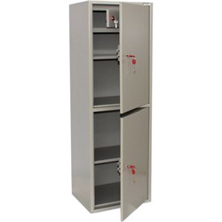 Шкаф металлический для документов BRABIX "KBS-023Т", 1253х420х350 мм, 27,5 кг, 2 отделения, сварной, 291155 - фото 15056286
