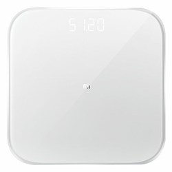 Весы напольные XIAOMI Mi Smart Scale 2, электронные, максимальная нагрузка 150 кг, квадрат, стекло, белые, NUN4056GL - фото 15058005