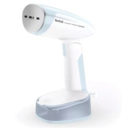 Отпариватель ручной TEFAL DT3041E1, 1300 Вт, пар 20 г/мин, резервуар 0.12 л, 1 режим, белый/голубой, 1830008776 - фото 15058013