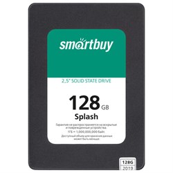 Твердотельный накопитель SSD SMARTBUY Splash 128GB, 2,5", SATA III, черный, SBSSD-128GT-MX902-25S3 - фото 15058326