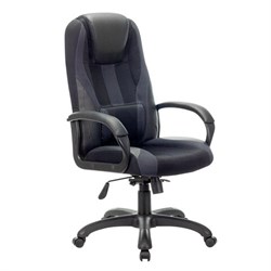 Кресло компьютерное BRABIX PREMIUM "Rapid GM-102", экокожа/ткань, черное/серое, 532105 - фото 15058597