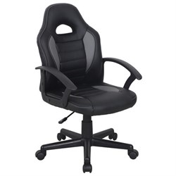 Кресло компьютерное BRABIX "Spark GM-201", экокожа, черное/серое, 532504 - фото 15058642