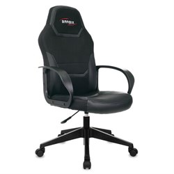 Кресло компьютерное BRABIX "Alpha GM-018", ткань/экокожа, черное, 532636, GM-018_532636 - фото 15058661
