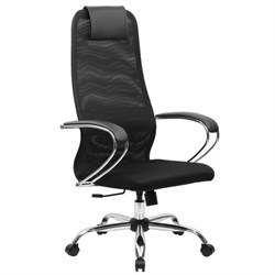 Кресло BRABIX PREMIUM "Ultimate EX-800" хром, плотная двойная сетка Х2, черное, 532911 - фото 15058734